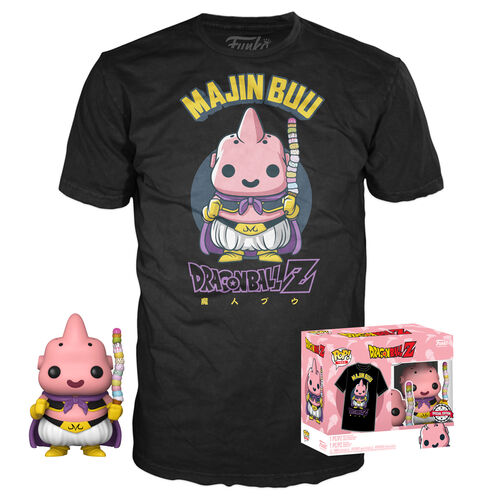 Set figura POP &amp Tee Dragon Ball Z Majin Buu Exclusive