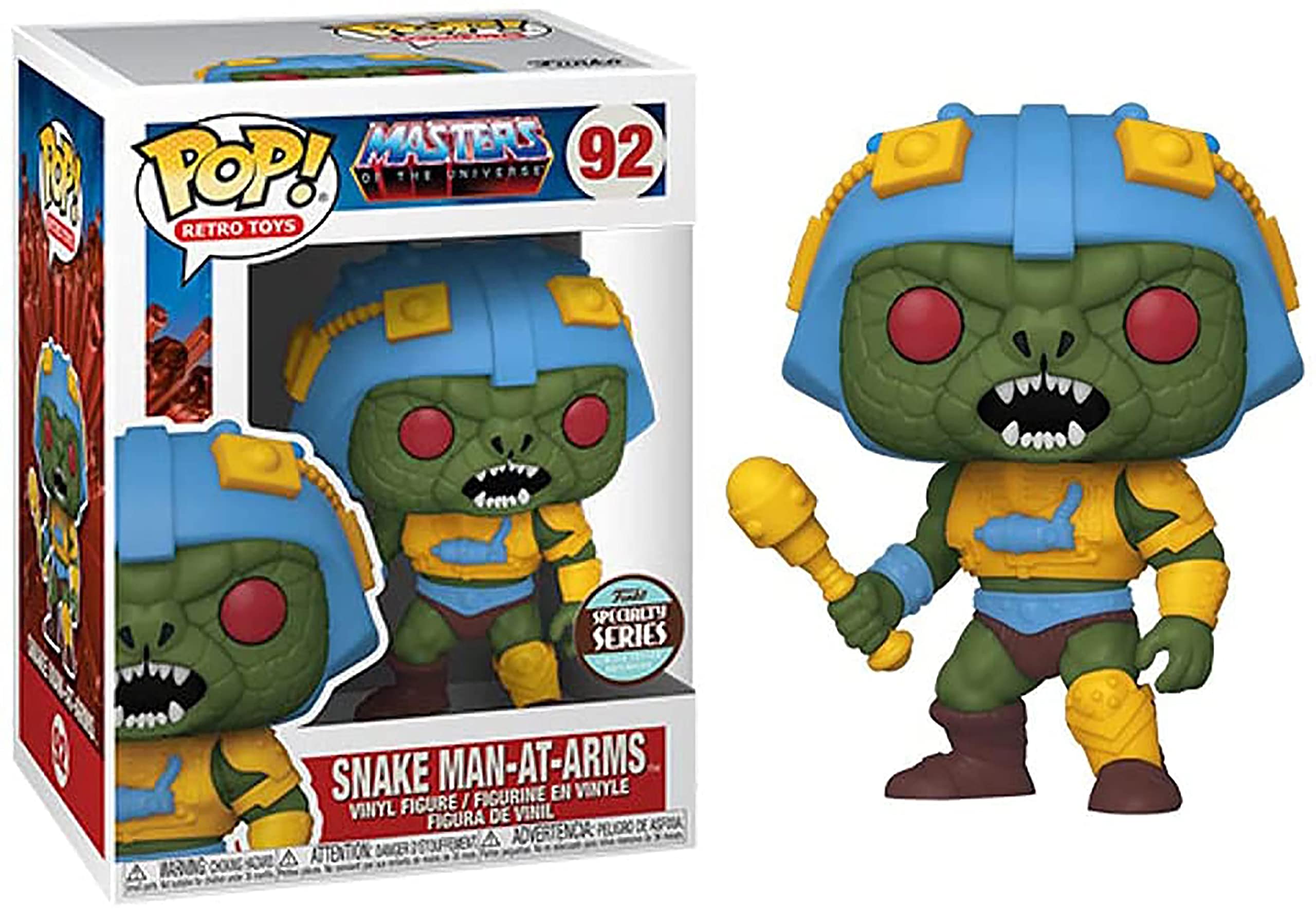 Funko POP! Serie de especialidades Masters of The Universe Snake Man-at-Arms