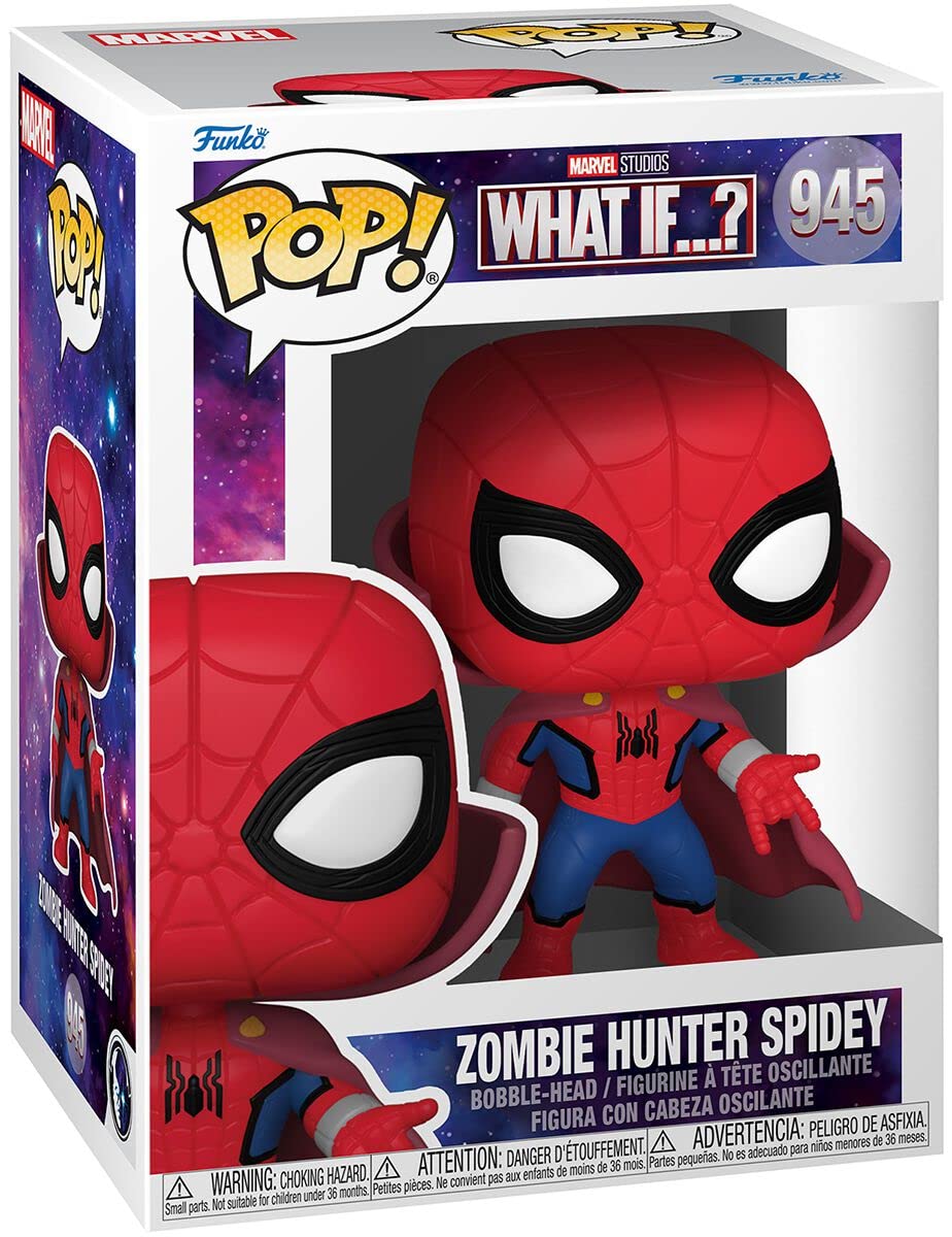 Funko Pop! Marvel: What If? Zombie Hunter Spidey Multicolor 57380