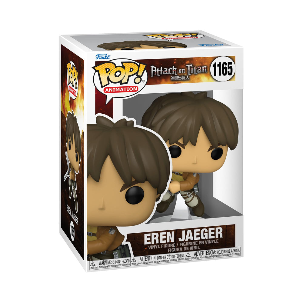 Funko POP Animación: Ataque a los Titanes - Eren Yeager, Multicolor, 57980