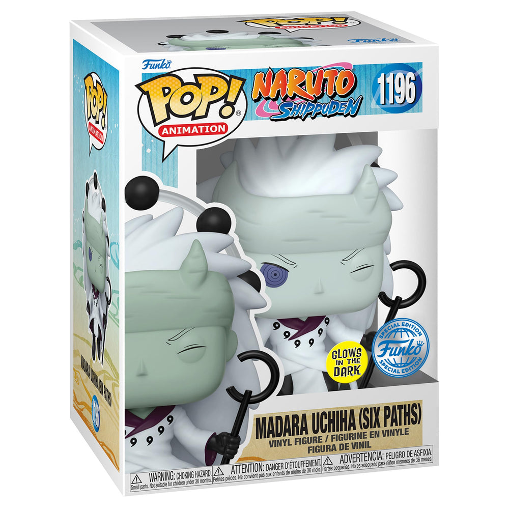 Funko Pop! Animación: Naruto Shippuden - Madara Uchiha, Edición especial de los seis caminos Figura exclusiva multicolor 1195