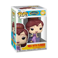 Funko Pop! Disney: Hercules - Meg con flor - Figura de vinilo coleccionable - Idea de regalo - Producto oficial - Juguetes para niños y adultos - Fans de Disney - Figura modelo para coleccionistas y