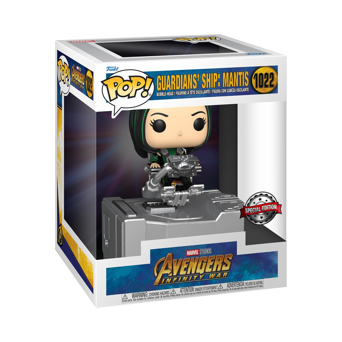Funko Pop! Deluxe: Marvel - Guardians of The Galaxy Ship - Mantis - Vengadores - Exclusivo de Amazon - Figura de vinilo coleccionable - Idea de regalo - Producto oficial - Juguetes para niños y adultos - Fans de películas