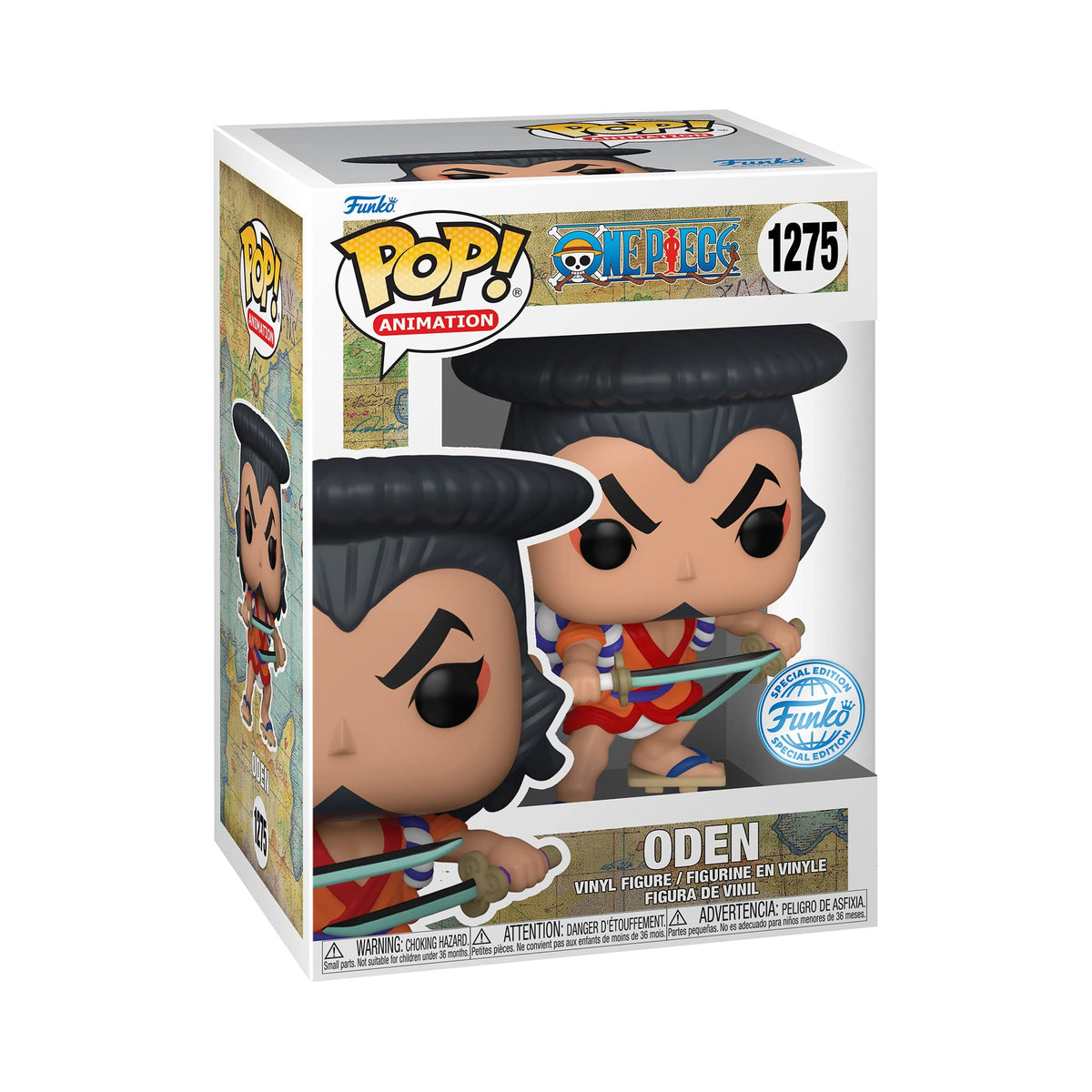 Funko Pop! Animation: One Piece - Oden 1275 - Figura de vinilo coleccionable oficial