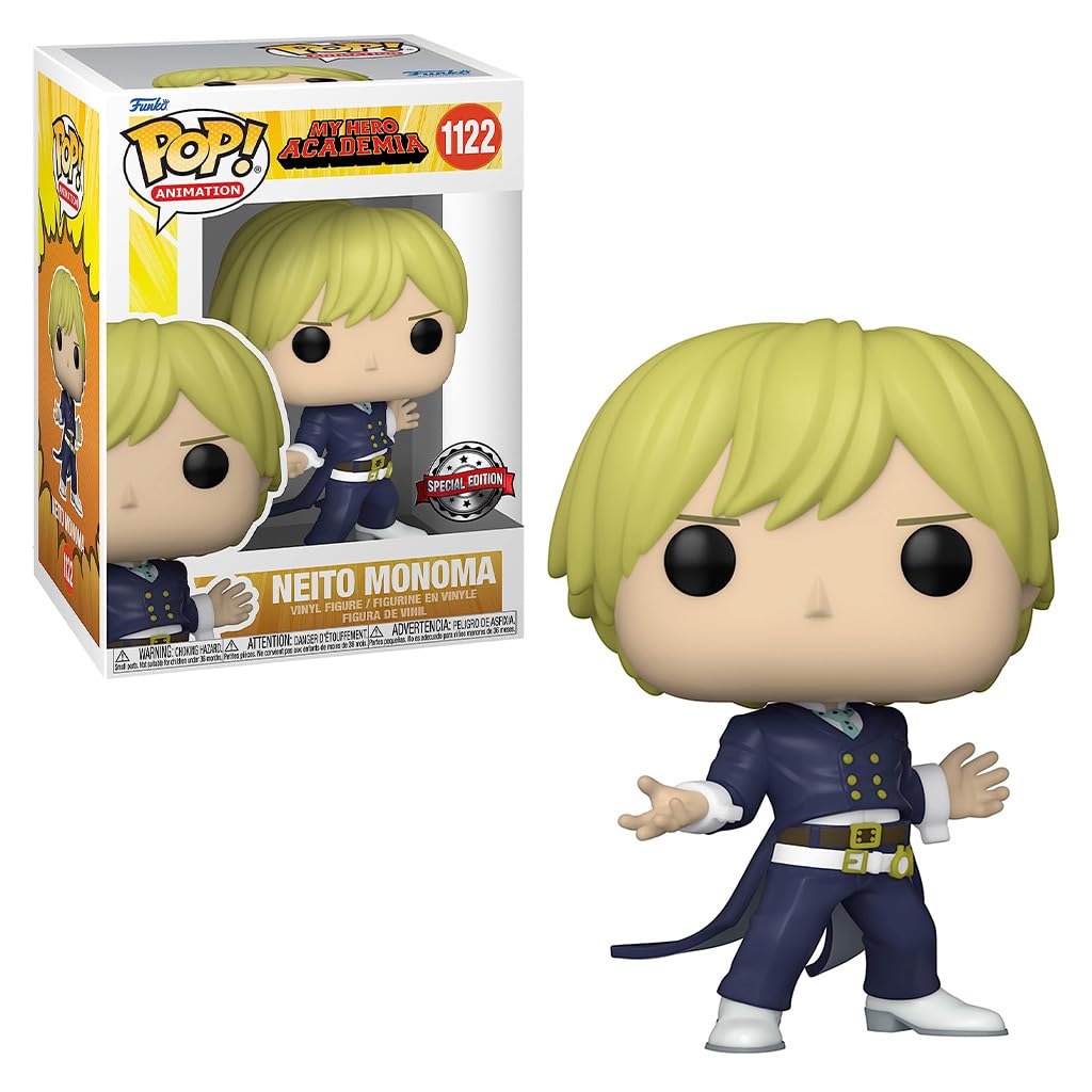 Funko Pop! Animation My Hero Academia: Neito Monoma 1122 Special Edition Exclusive - Figura de vinilo coleccionable oficial