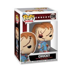 Funko Pop! Movies: Bride of Chucky - Chucky - Figura de vinilo coleccionable - Idea de regalo - Producto oficial - Juguetes para niños y adultos - Fans del terror - Figura modelo para coleccionistas y exhibidores