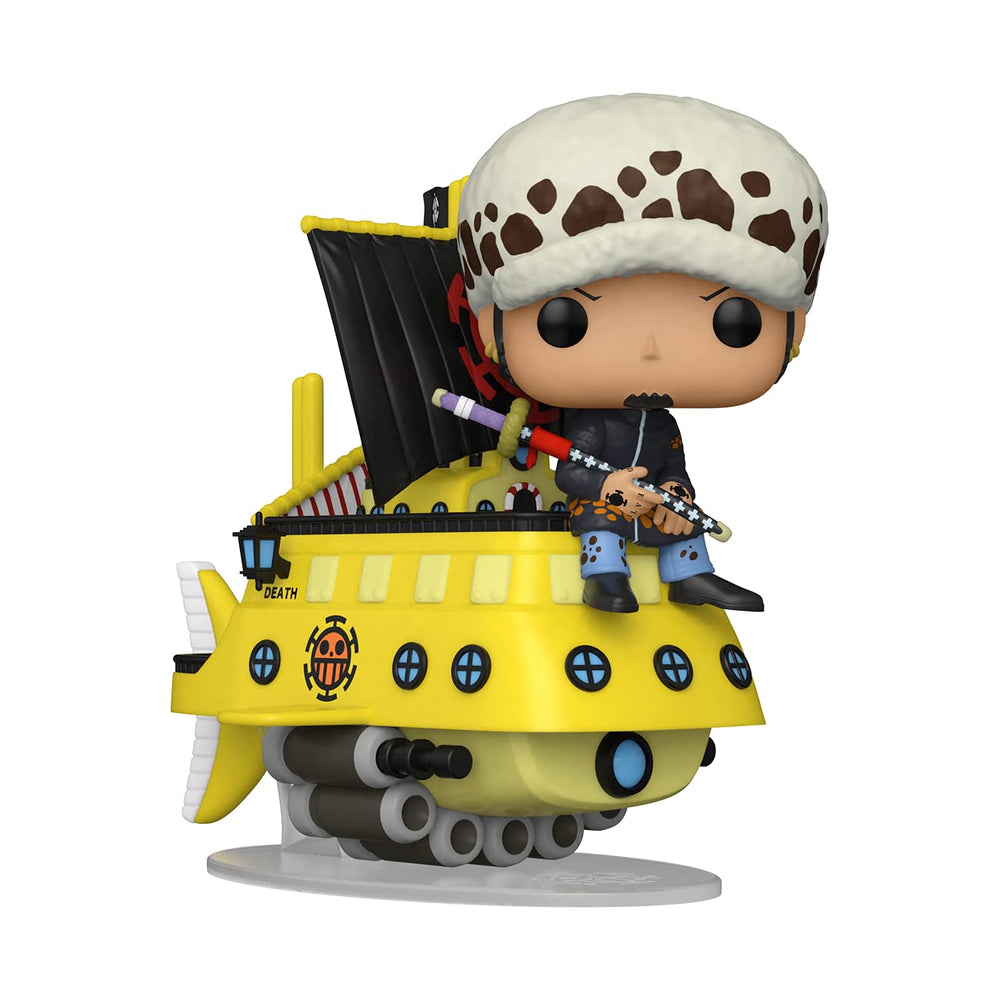 Funko One Piece Pop! Rides Super Deluxe Trafalgar Law con Polar Tang 120 WonderCon
