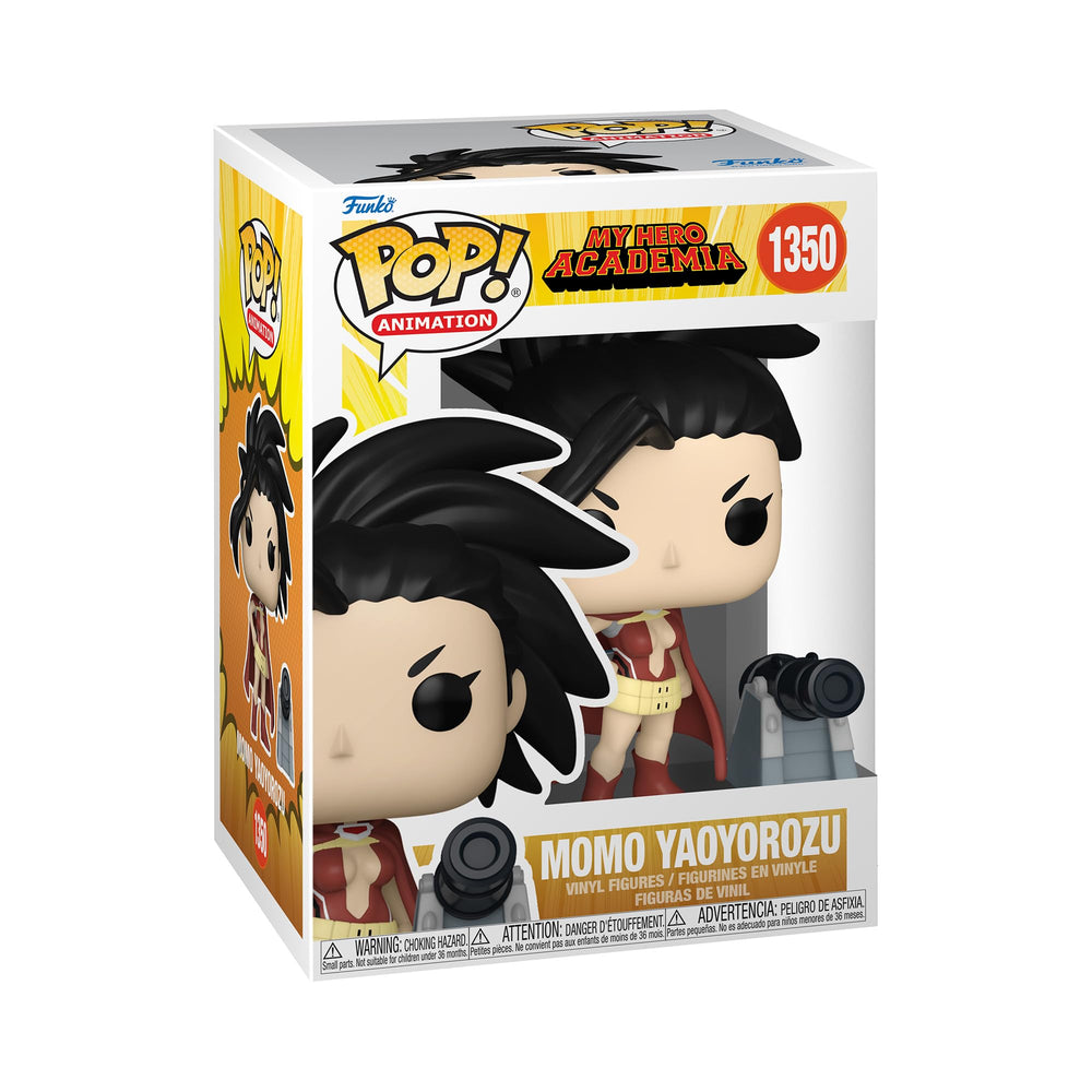 Funko Pop! and Buddy: MHA - Momo Yaoyorozu - (con cañón) - My Hero Academia - Figura de vinilo coleccionable - Idea de regalo - Producto oficial - para niños y adultos - Fans del anime