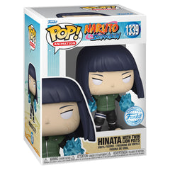 Funko Animación: Naruto Shippuden - Hinata Hyuga Byakugan Princesa con dos puños de león Edición especial Multicolor Figura de vinilo exclusiva 1339 (común)