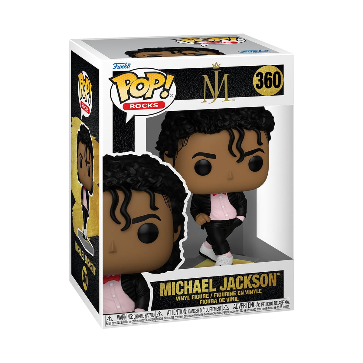Funko POP! Rocks: Michael Jackson - (Billie Jean) - Figura de vinilo coleccionable - Idea de regalo - Mercancía oficial - para niños y adultos - Fans de la música - Figura modelo para coleccionistas y