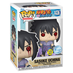Funko Animación: Naruto Shippuden - Sasuke Uchiha Half Susano (Amaterasu) Edición Especial Multicolor Resplandor Exclusivo 1436 - Brilla en la Oscuridad