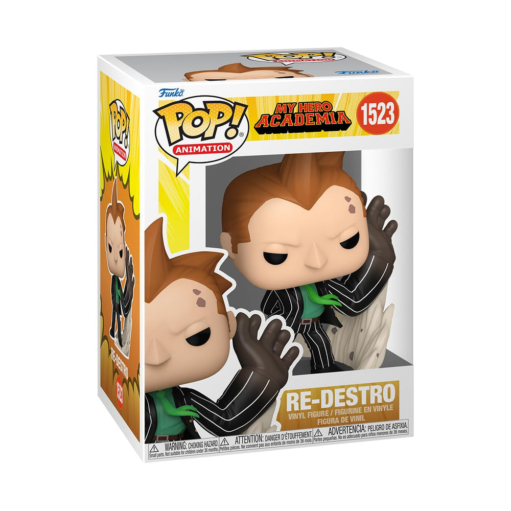 Funko Pop! Animation: My Hero Academia (MHA) - 2 - Re-Destro - Figura de vinilo coleccionable - Idea de regalo - Producto oficial - para niños y adultos - Fans del anime - Figura modelo para coleccionistas