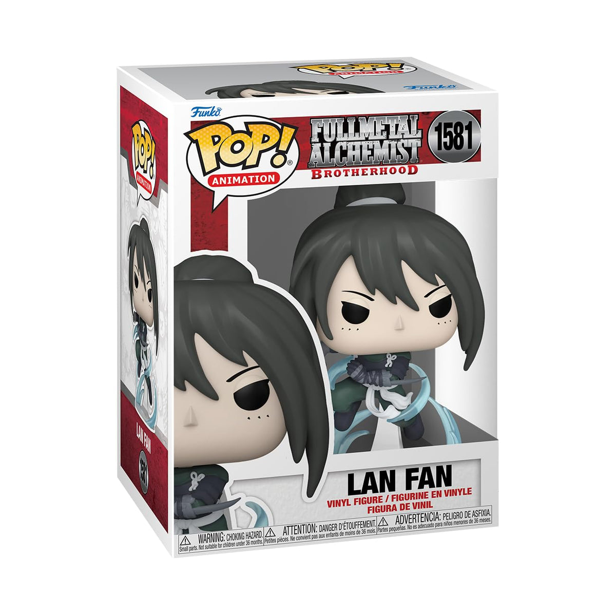 Funko Pop Animation: Fullmetal Alchemist: Brotherhood - LAN LAN Fan - (Ninja) - Full Metal Alchemist - Figura de vinilo coleccionable - Idea de regalo - Producto oficial - Juguetes para niños y adultos