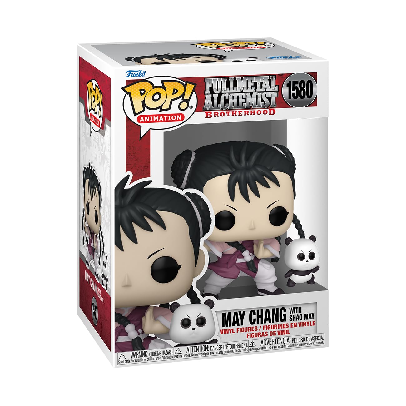 Funko POP!&ampBuddy: FMA: B - May Chang with Panda - Full Metal Alchemist - Figura de vinilo coleccionable - Idea de regalo - Producto oficial - para niños y adultos - Fans del anime - Figura modelo para coleccionistas