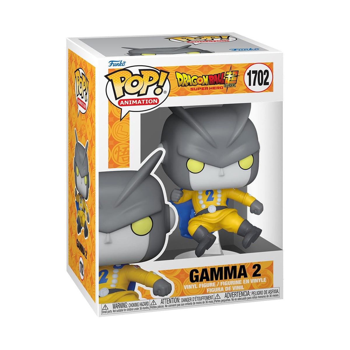 Funko Pop Animation: Dragonball Super: Super Hero - Gamma 2 - Dragon Ball - Figura de vinilo coleccionable - Idea de regalo - Producto oficial - Juguetes para niños y adultos - Fans del anime