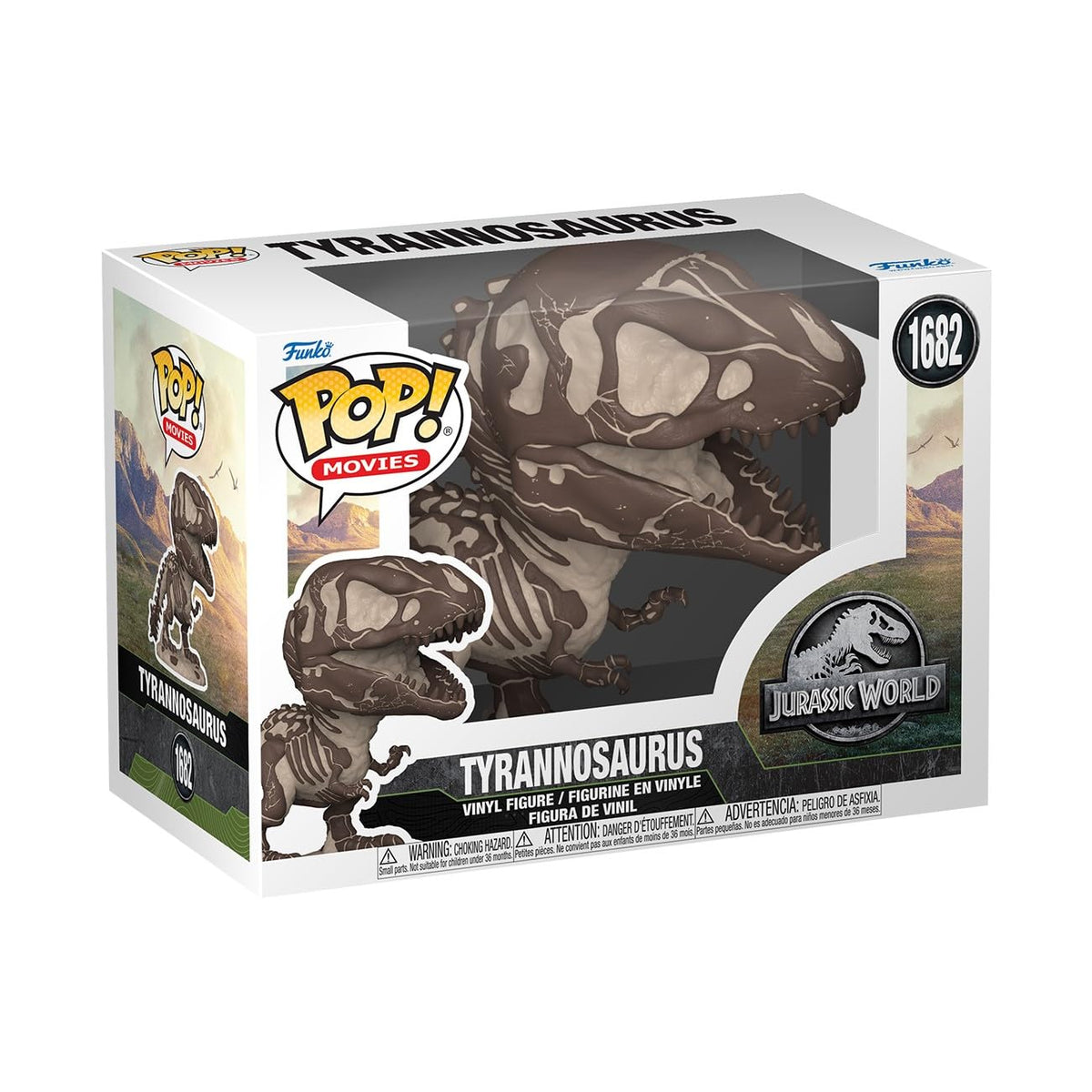 Funko Pop Movies: Jurassic Park Fossil - Tiranosaurio - Figura de vinilo coleccionable - Idea de regalo - Productos oficiales - Juguetes para niños y adultos - Fans de acción y aventura - Figura