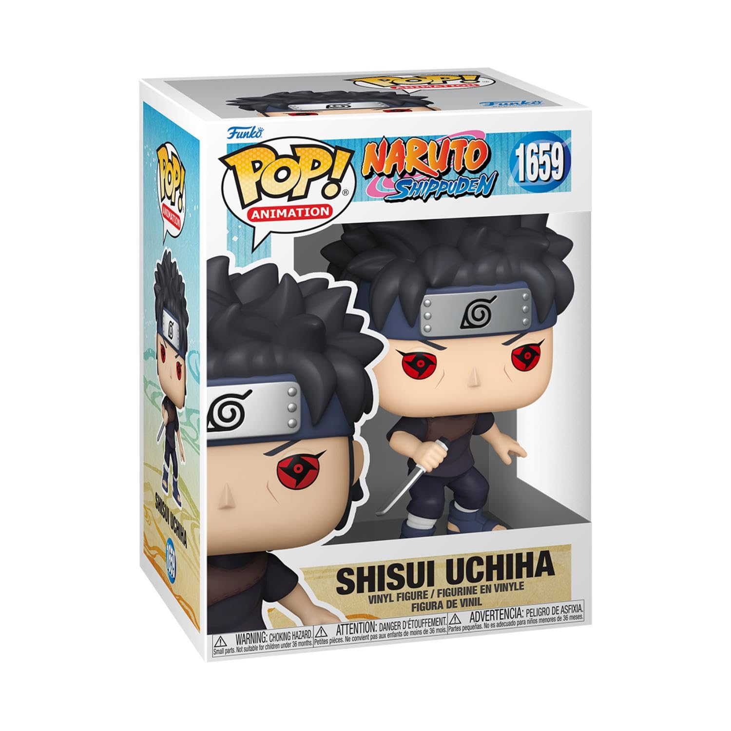 Funko Pop! Animation: Naruto - Shisui Uchiha - Figura de vinilo coleccionable - Idea de regalo - Producto oficial - para niños y adultos - Fans del anime - Figura modelo para coleccionistas y exhibidores