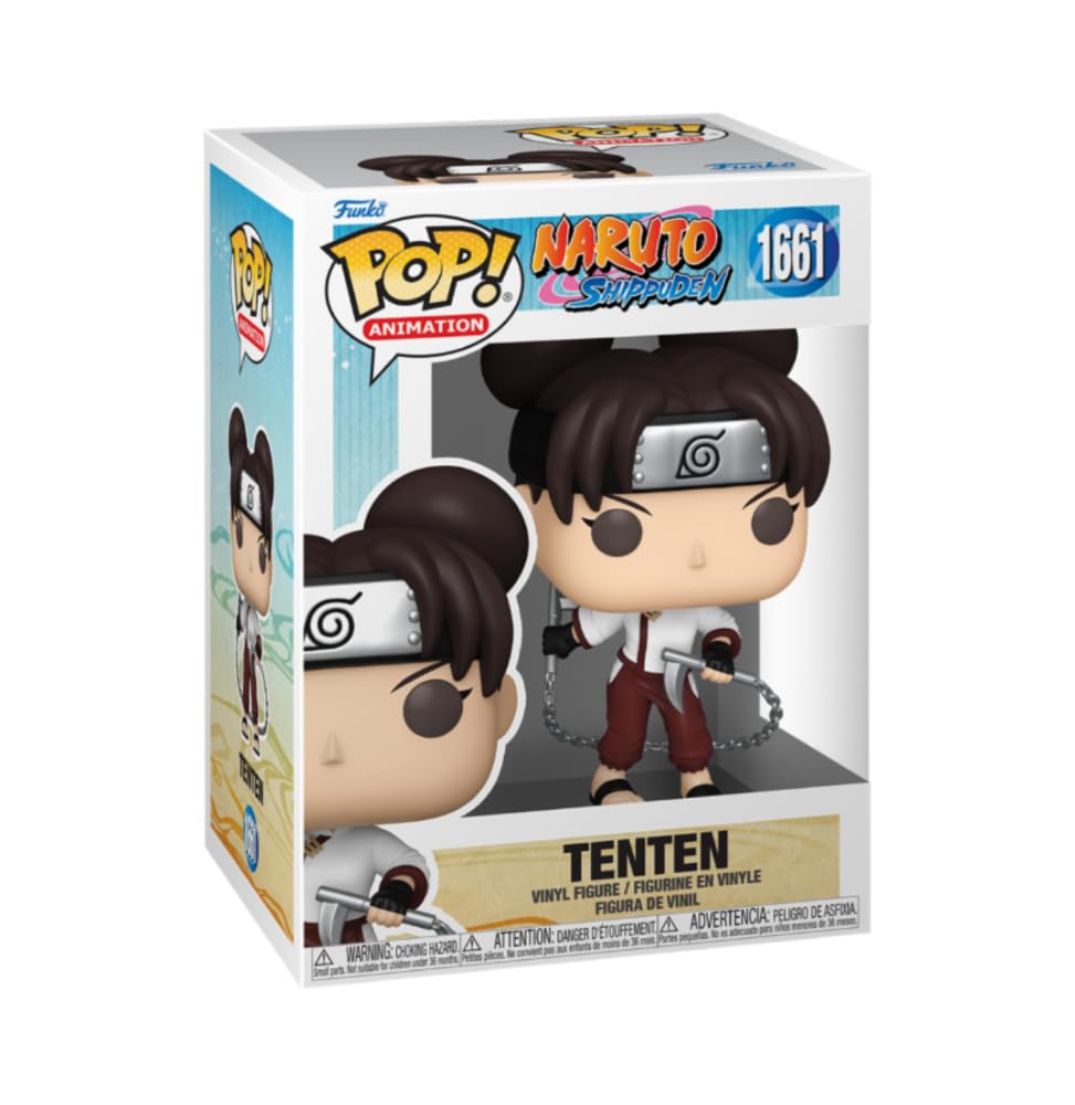 Funko Pop! Animation: Naruto - Tenten - Figura de vinilo coleccionable - Idea de regalo - Producto oficial - para niños y adultos - Fans del anime - Figura modelo para coleccionistas y exhibidores