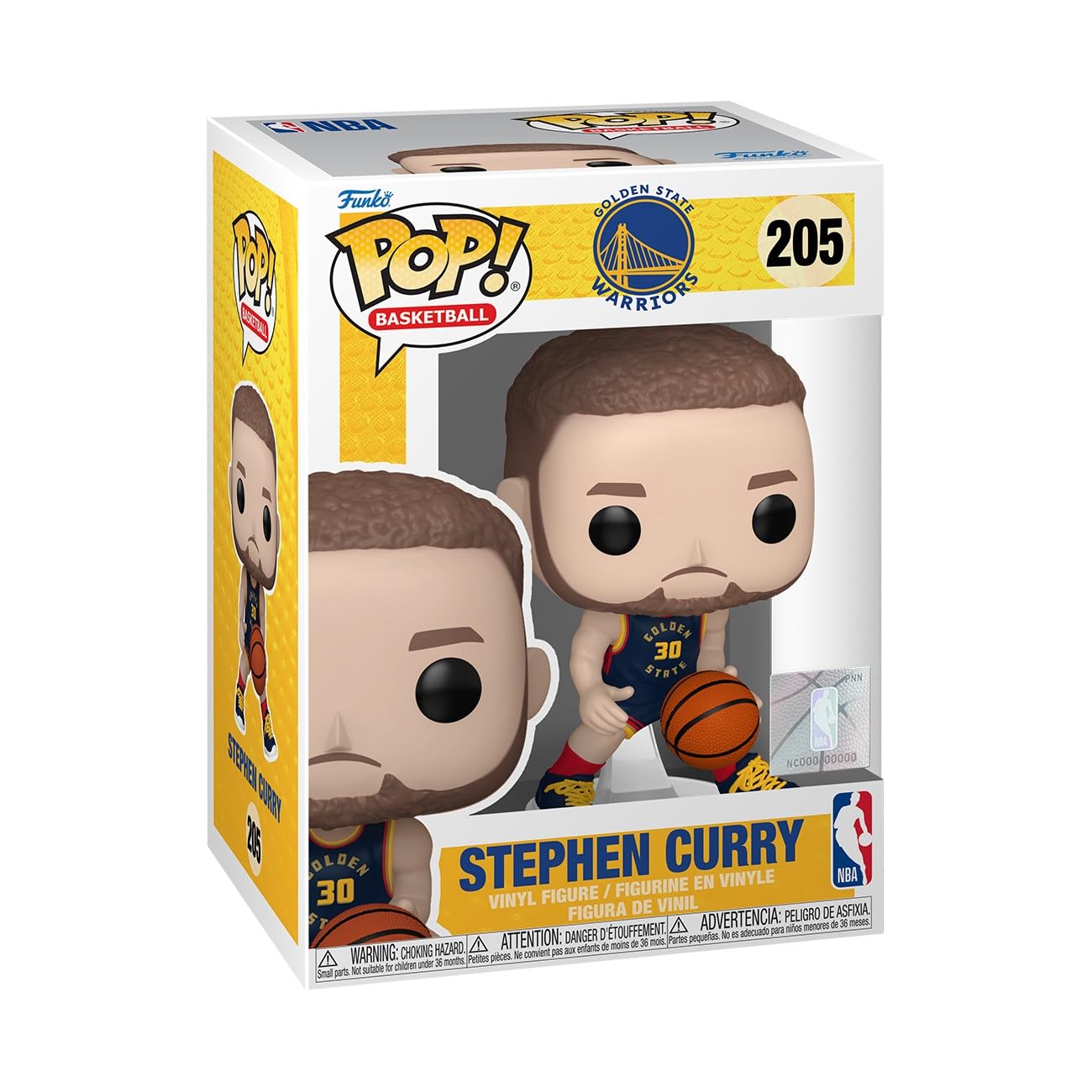 Funko Pop NBA: Golden State Warriors - Stephen Curry - (edición 24-25) - Figura de vinilo coleccionable - Idea de regalo - Producto oficial - Juguetes para niños y adultos - Fans de los deportes
