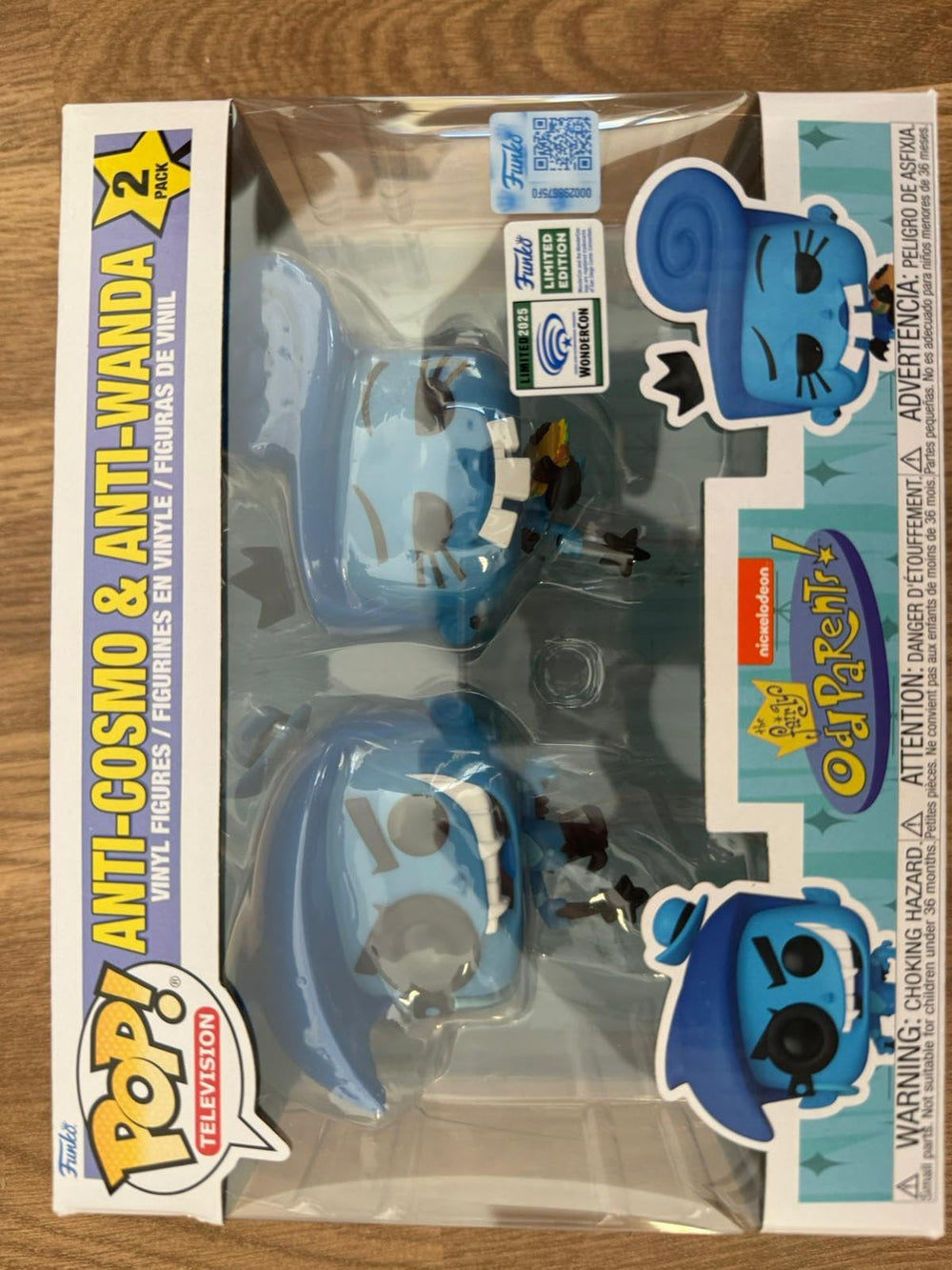 Funko Pop! Television: The Fairly OddParents Anti-Cosmo y Anti-Wanda Paquete de 2 (Exclusivo de Wondercon 2025)