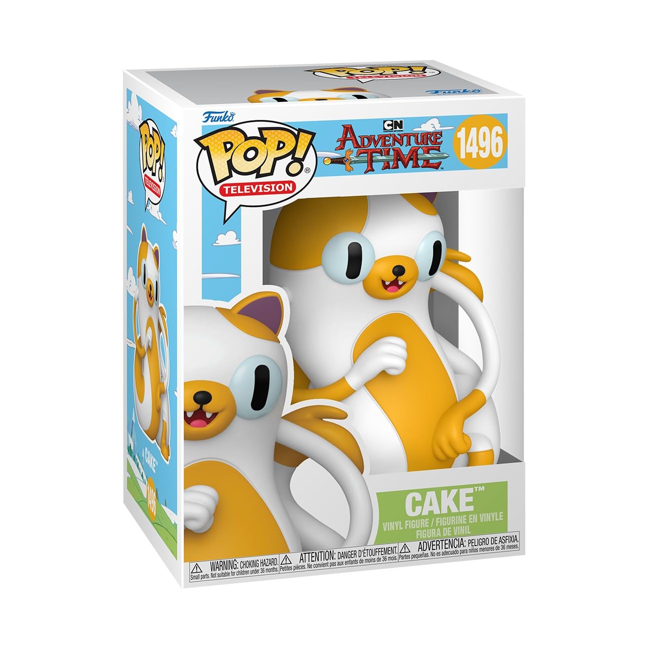 Funko Pop! TV: Adventure Time: Fionna and Cake - Figura de vinilo coleccionable - Idea de regalo - Producto oficial - Juguetes para niños y adultos - Fans del anime - Figura modelo para coleccionistas y exhibidores