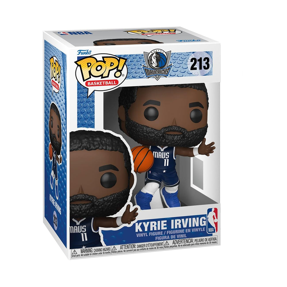 Funko Pop! NBA: Dallas Mavericks - Kyrie Irving - Jugadores de la NBA - Figura de vinilo coleccionable - Idea de regalo - Producto oficial - Juguetes para niños y adultos - aficionados al deporte