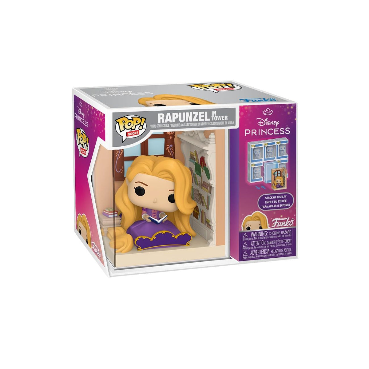 Funko Pop! Nooks: Tangled - Rapunzel in Tower - Figura de vinilo coleccionable - Idea de regalo - Producto oficial - Juguetes para niños y adultos - Fans de Disney - Figura modelo para coleccionistas