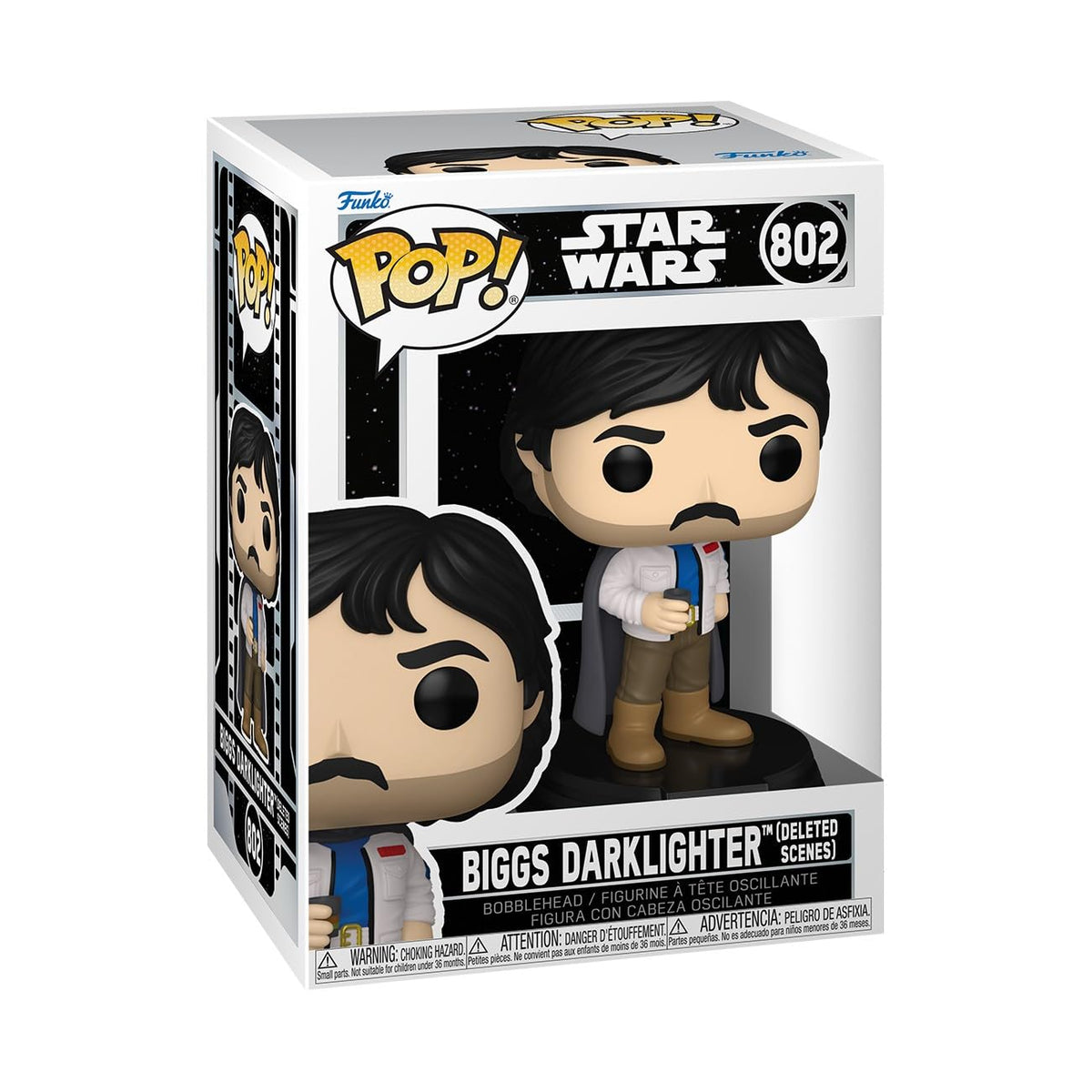 Funko Pop! Star Wars: Deleted Scenes - Biggs Darklighter - Figura de vinilo coleccionable - Idea de regalo - Producto oficial - Juguetes para niños y adultos - Fans de Star Wars - Figura para