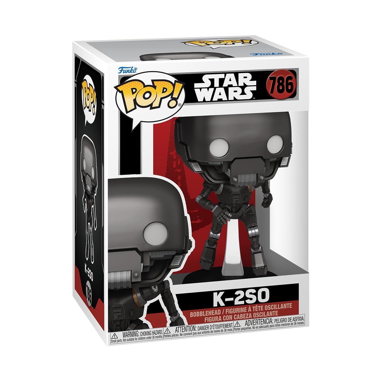 Funko Pop! Star Wars: Andor - K-2SO - Figura de vinilo coleccionable - Idea de regalo - Producto oficial - Juguetes para niños y adultos - Fans de la televisión - Figura modelo para coleccionistas y