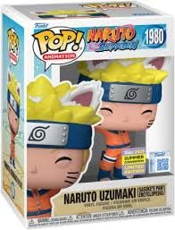 POP Naruto Uzumaki (Sasukes Paw Encyclopedia) Funko 2025 Summer Convention Limited Edition 1980 (with Plastic Protection)