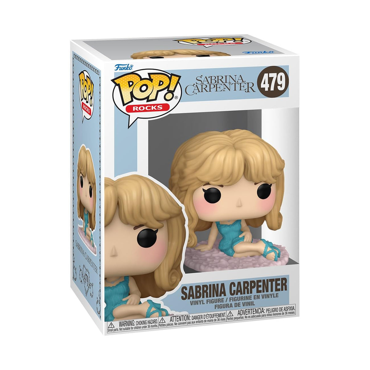 Funko Pop Rocks: Sabrina Carpenter - (camisón) - Figura de vinilo coleccionable - Idea de regalo - Mercancía oficial - Juguetes para niños y adultos - Fanáticos de la música - Figura modelo para