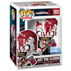 Funko POP! Movies Terrifier 3 Art The Clown Vinyl Figure, Exclusive Holiday Edition, Number 1935, 4.1 Inches