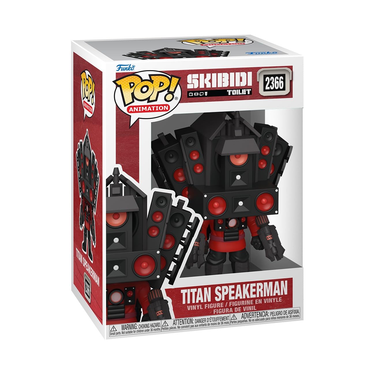 Funko Pop! Vinyl: Skibidi Toilet - Titan Speakerman - Figura de vinilo coleccionable - Idea de regalo - Producto oficial - Juguetes para niños y adultos - Fans de videojuegos - Figura modelo para