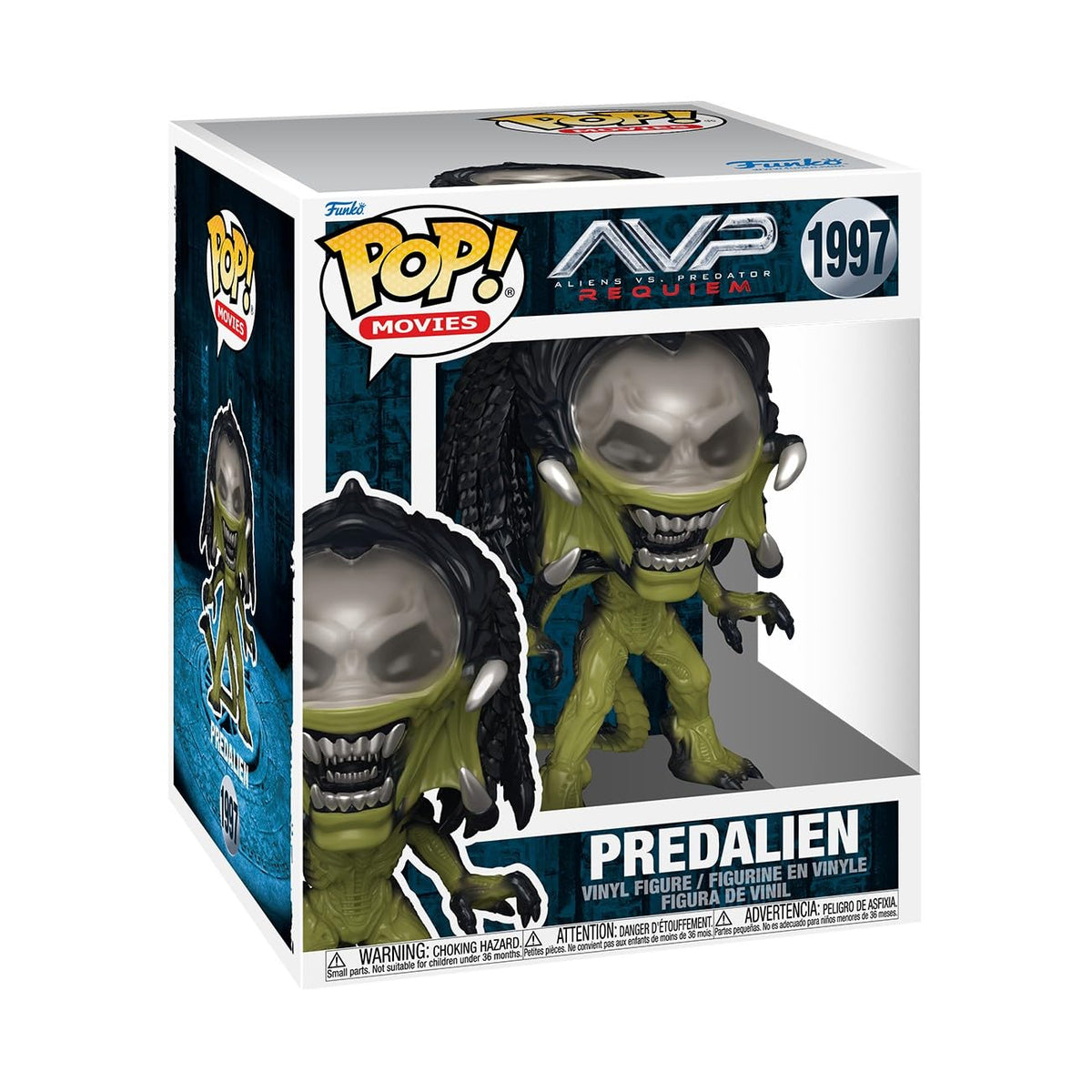 Funko Pop! Super: Aliens Vs. Predator - Predalien - Figura de vinilo coleccionable - Idea de regalo - Producto oficial - Juguetes para niños y adultos - Fans del terror - Figura modelo para