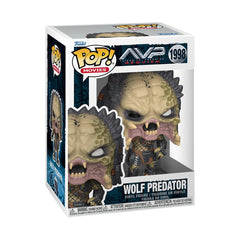 Funko Pop! Movies: Predator - Wolf Predator - 1/6 probabilidades para variante de persecución rara - Figura de vinilo coleccionable - Idea de regalo - Producto oficial - Juguetes para niños y adultos