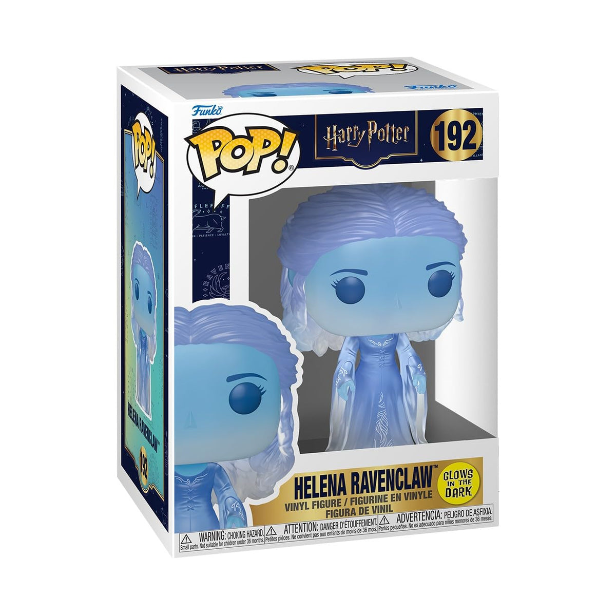Funko Pop! Movies: Harry Potter y las Reliquias de la Muerte: Pt 2 - Helena Ravenclaw - Brillan en la oscuridad - Figura de vinilo coleccionable - Idea de regalo - Producto oficial - Juguetes para