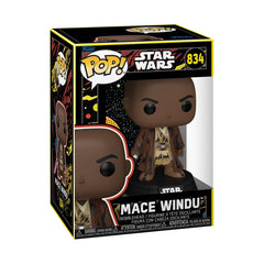 Funko Pop! Star Wars: Mace Windu - (Retro) - Figura de vinilo coleccionable - Idea de regalo - Producto oficial - Juguetes para niños y adultos - Fans de las películas - Figura modelo para
