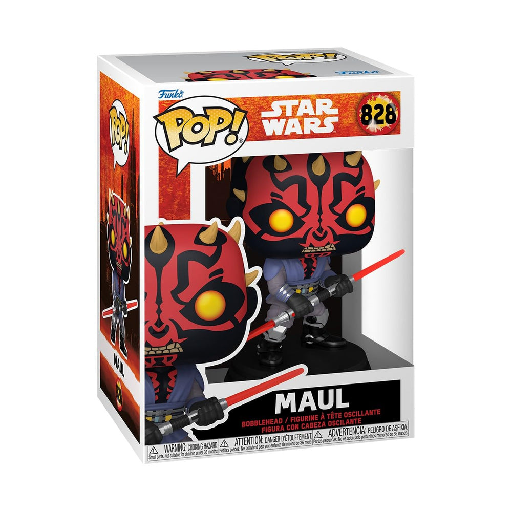 Funko Pop! Star Wars: Maul - Señor de las Sombras - Maul - Figura de vinilo coleccionable - Idea de regalo - Producto oficial - Juguetes para niños y adultos - Fans de Star Wars - Figura modelo para coleccionistas y exhibidores
