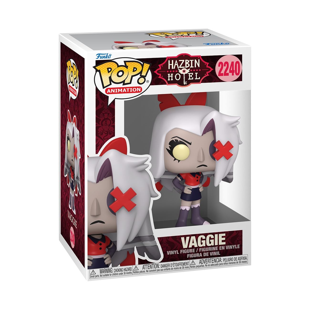 Funko Pop! Animation: Hazbin Hotel - Vaggie - 1/6 probabilidades para variante de persecución rara - Figura de vinilo coleccionable - Idea de regalo - Producto oficial - Juguetes para niños y adultos