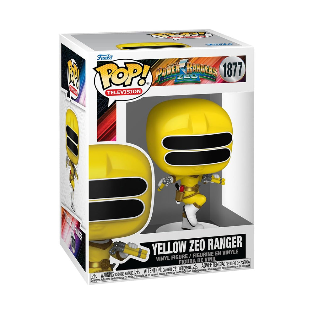 Funko Pop! TV: Power Rangers Zeo - Yellow Zeo Ranger - Figura de vinilo coleccionable - Idea de regalo - Producto oficial - Juguetes para niños y adultos - Fans de la televisión - Figura modelo para