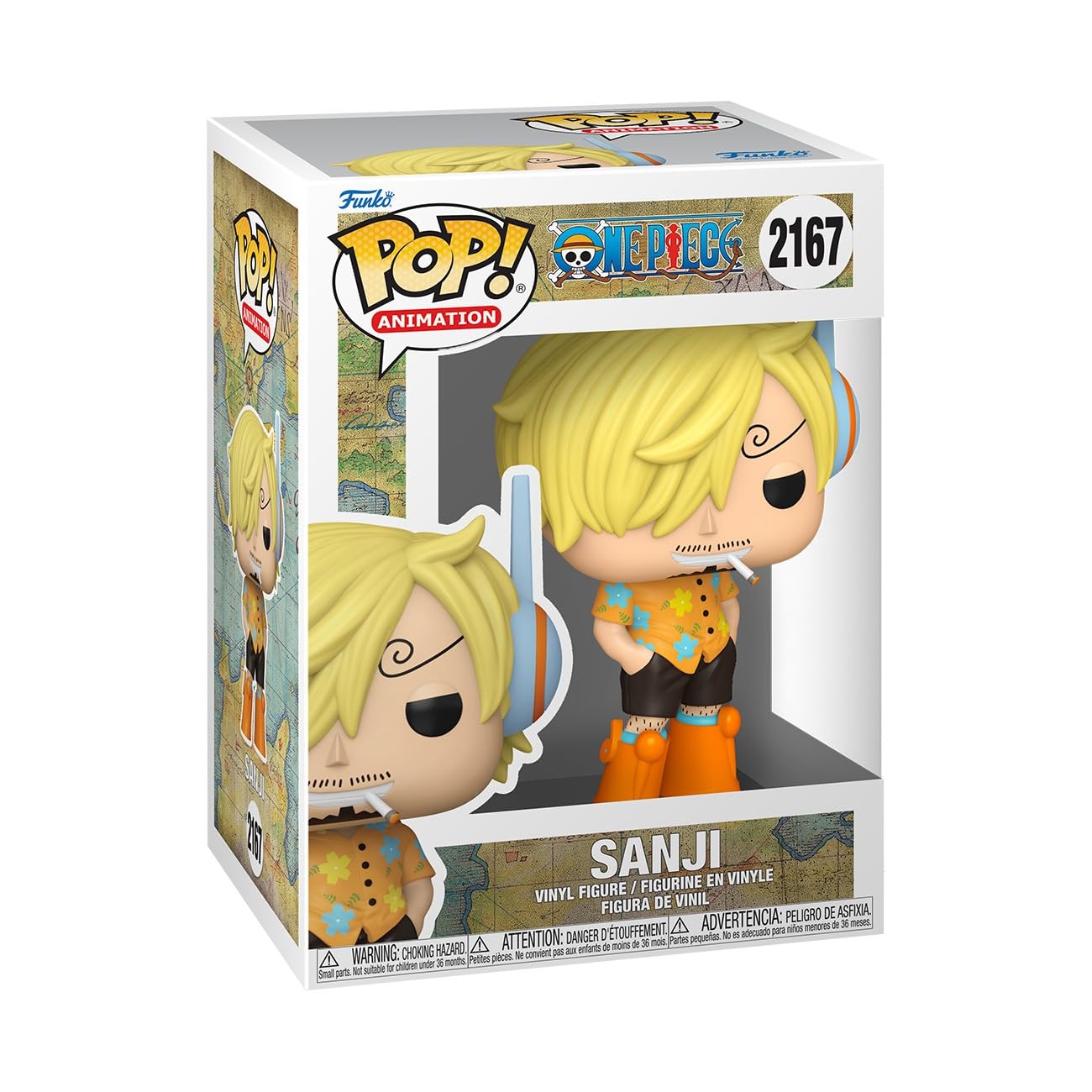 Funko Pop! Animation: One Piece - Sanji - Figura de vinilo coleccionable - Idea de regalo - Producto oficial - Juguetes para niños y adultos - Fans del anime - Figura modelo para coleccionistas y exhibidores