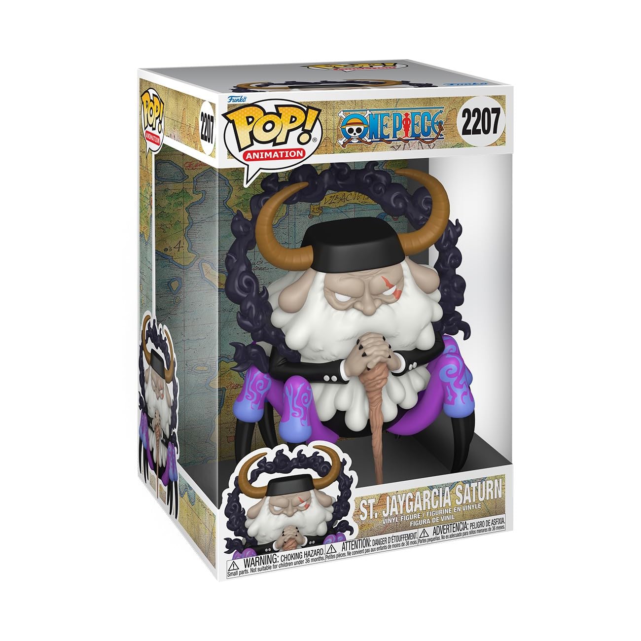 Funko Pop! Jumbo: One Piece - St. Jaygarcia Saturn - Figura de vinilo coleccionable - Idea de regalo - Producto oficial - Juguetes para niños y adultos - Fans del anime - Figura modelo para coleccionistas