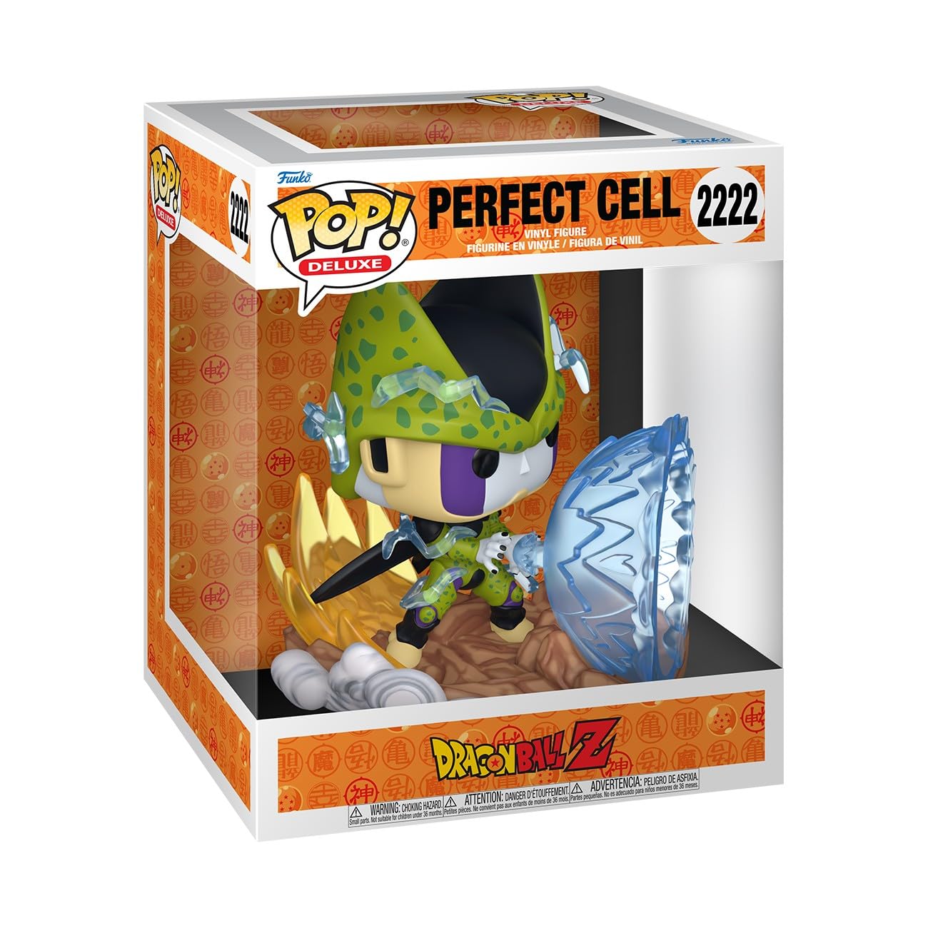 Funko Pop! Deluxe: Dragon Ball Z - Perfect Cell (Vs Gohan) - Construye una escena - Figura de vinilo coleccionable - Idea de regalo - Producto oficial - Juguetes para niños y adultos - Fans del anime - Figura para coleccionistas