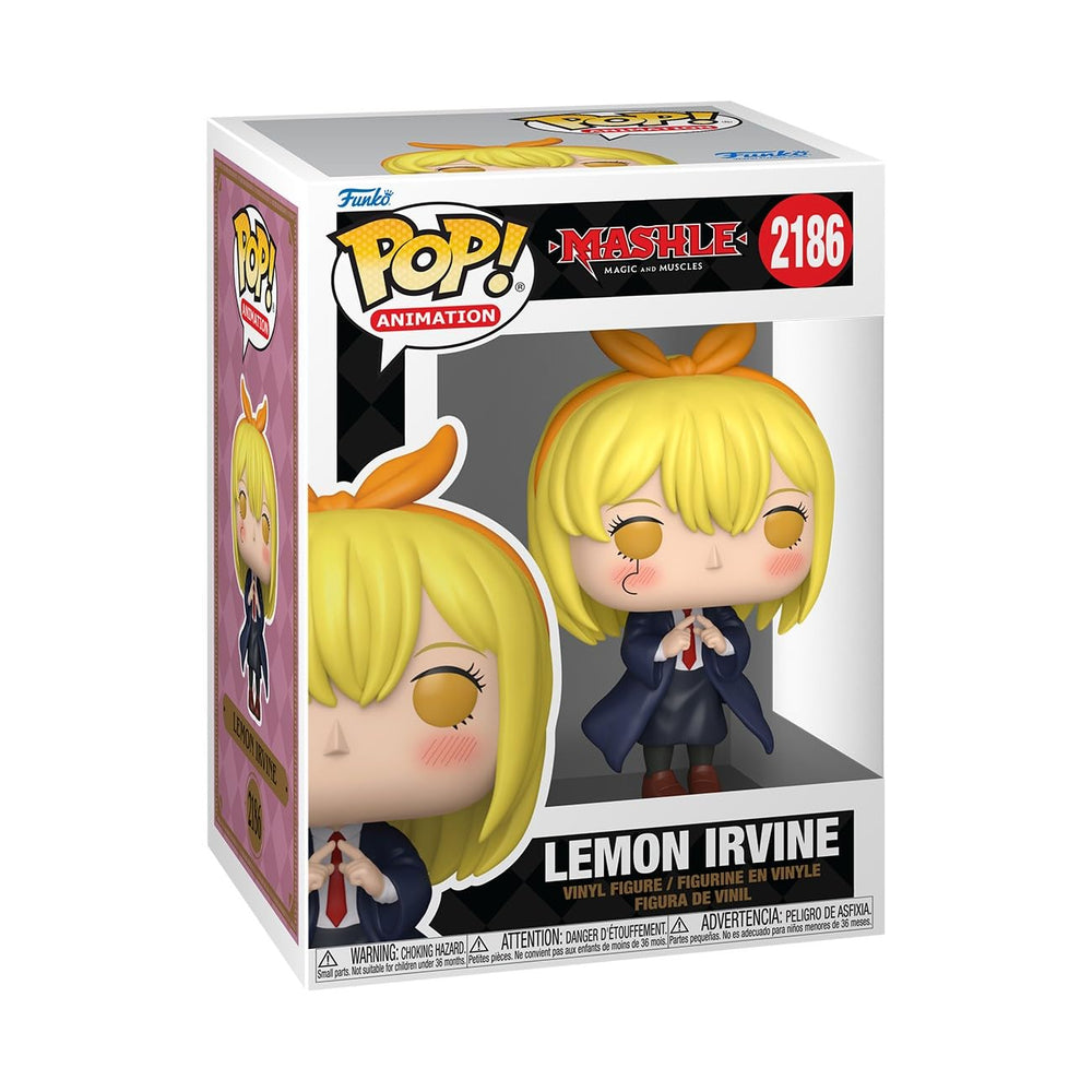 Funko Pop! Animation: Mashle - Lemon Irvine - Figura de vinilo coleccionable - Idea de regalo - Producto oficial - Juguetes para niños y adultos - Fans del anime - Figura modelo para coleccionistas y