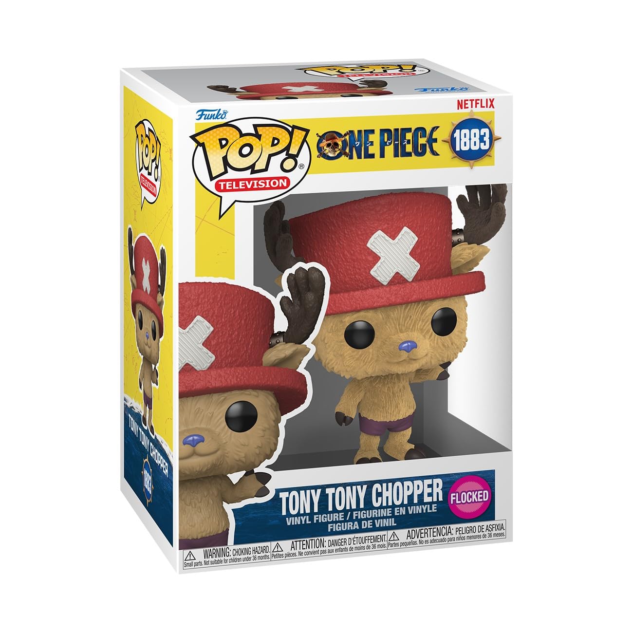 Funko Pop! TV: One Piece - Tony Tony Chopper - Flocado - Figura de vinilo coleccionable - Idea de regalo - Producto oficial - Juguetes para niños y adultos - Fans del anime - Figura modelo para