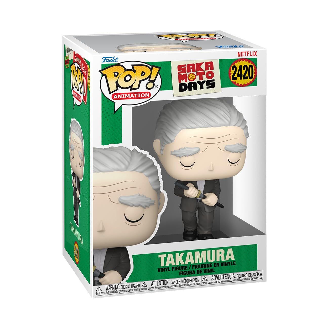Funko Pop! Animation: Sakamoto Days - Takamura - Collectable Vinyl Figure - Gift Idea - Official Merchandise - Toys for Kids &amp Adults - Anime Fans - Model Figure for Collectors