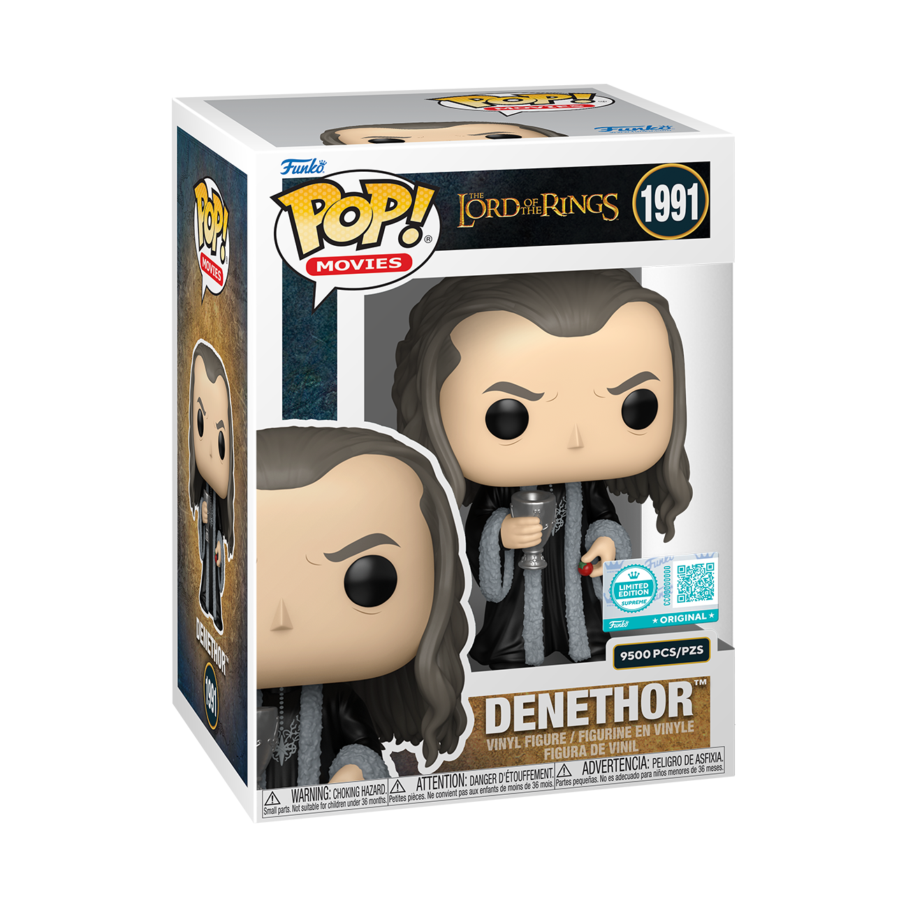 Funko Pop! Lord Of The Rings Denethor 1991 9500 Limited