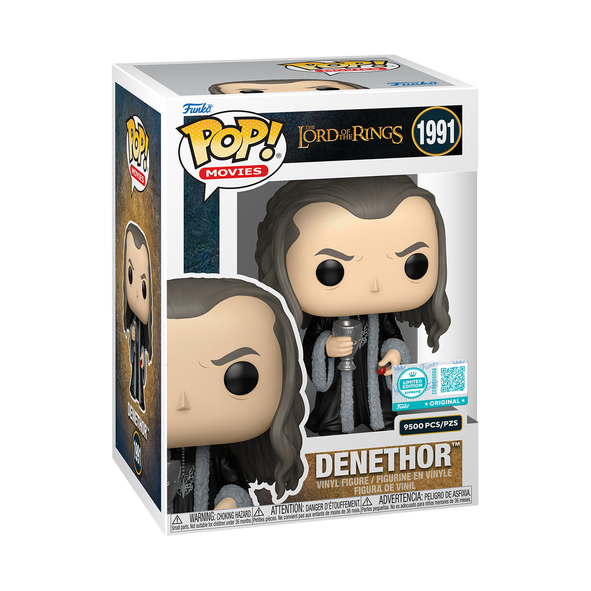 Funko Pop! Lord Of The Rings Denethor 1991 9500 Limited