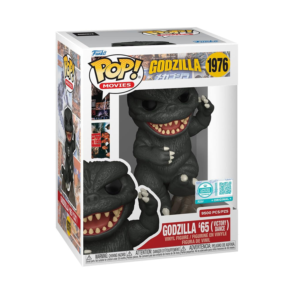 Funko Pop! Supreme LE: Godzilla - Godzilla65 (Victory Dance) - Figura de vinilo coleccionable - Idea de regalo - Producto oficial - Juguetes para niños y adultos - Fans de dibujos animados - Figura