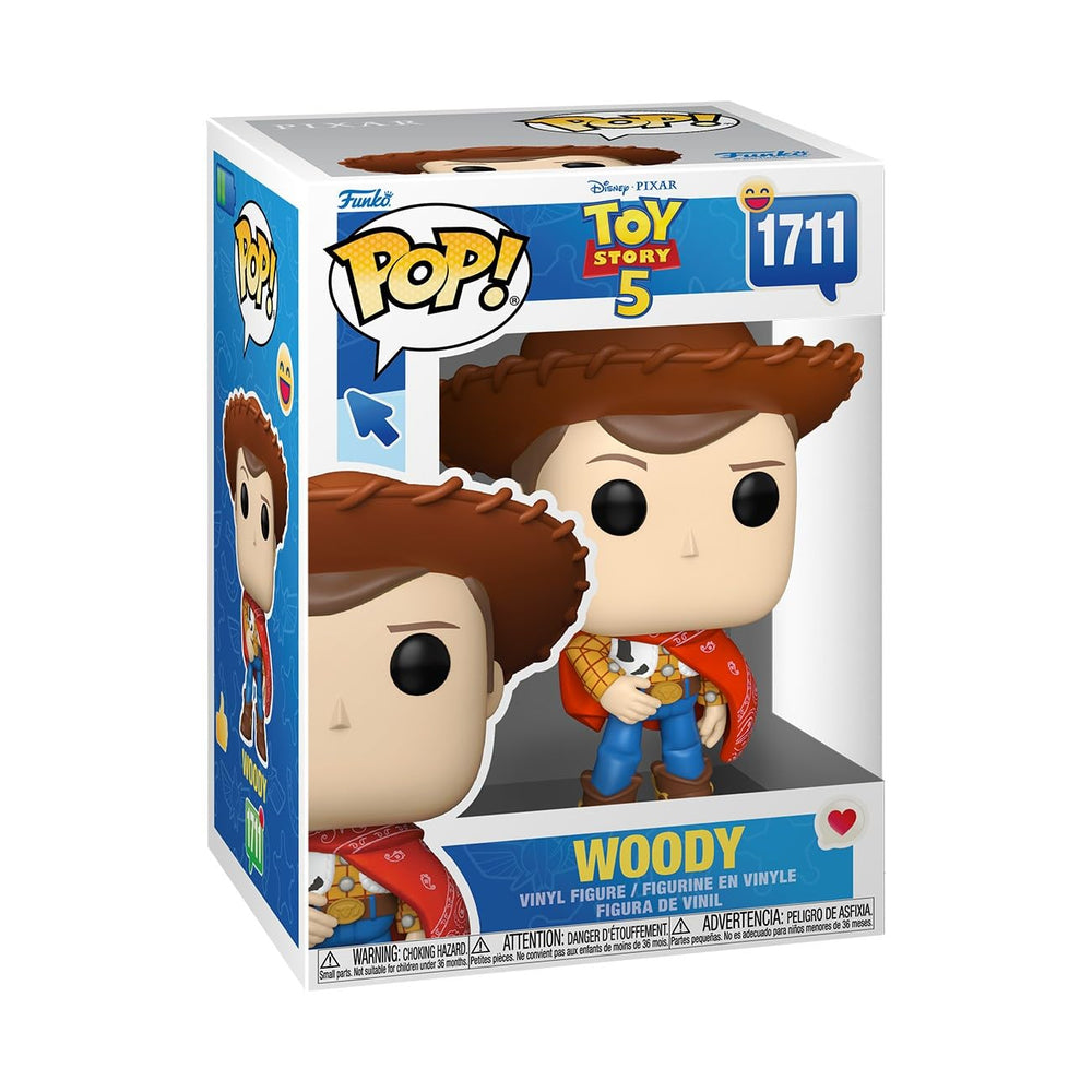 Funko Pop! Disney: Toy Story 5 - Woody - Collectable Vinyl Figure - Gift Idea - Official Merchandise - Toys for Kids &amp Adults - Disney Fans - Model Figure for Collectors and Display